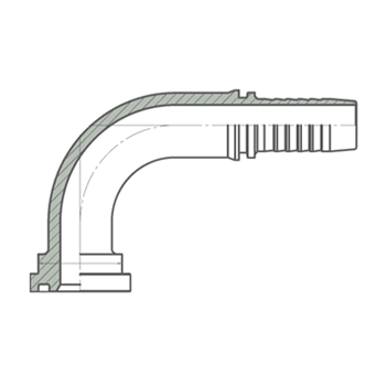 Flange 90° 3000PSI