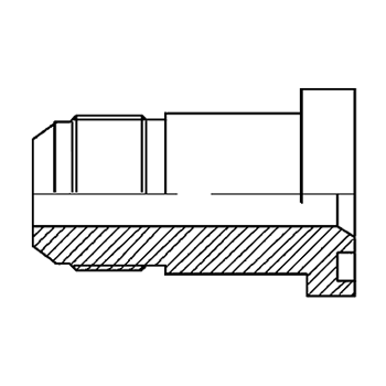 Macho JIC x Flange 3000 PSI