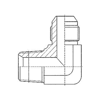Cotovelo Macho NPT x Macho JIC