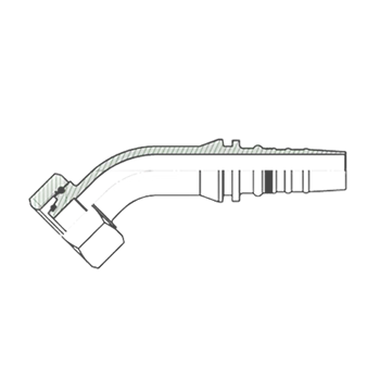 Fêmea 45° DKO-DIN2353 – Métrica Interlock